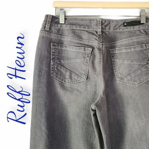 Woman's Ruff Hewn Grey Bootcut Jeans 10 - Picture 5 of 7
